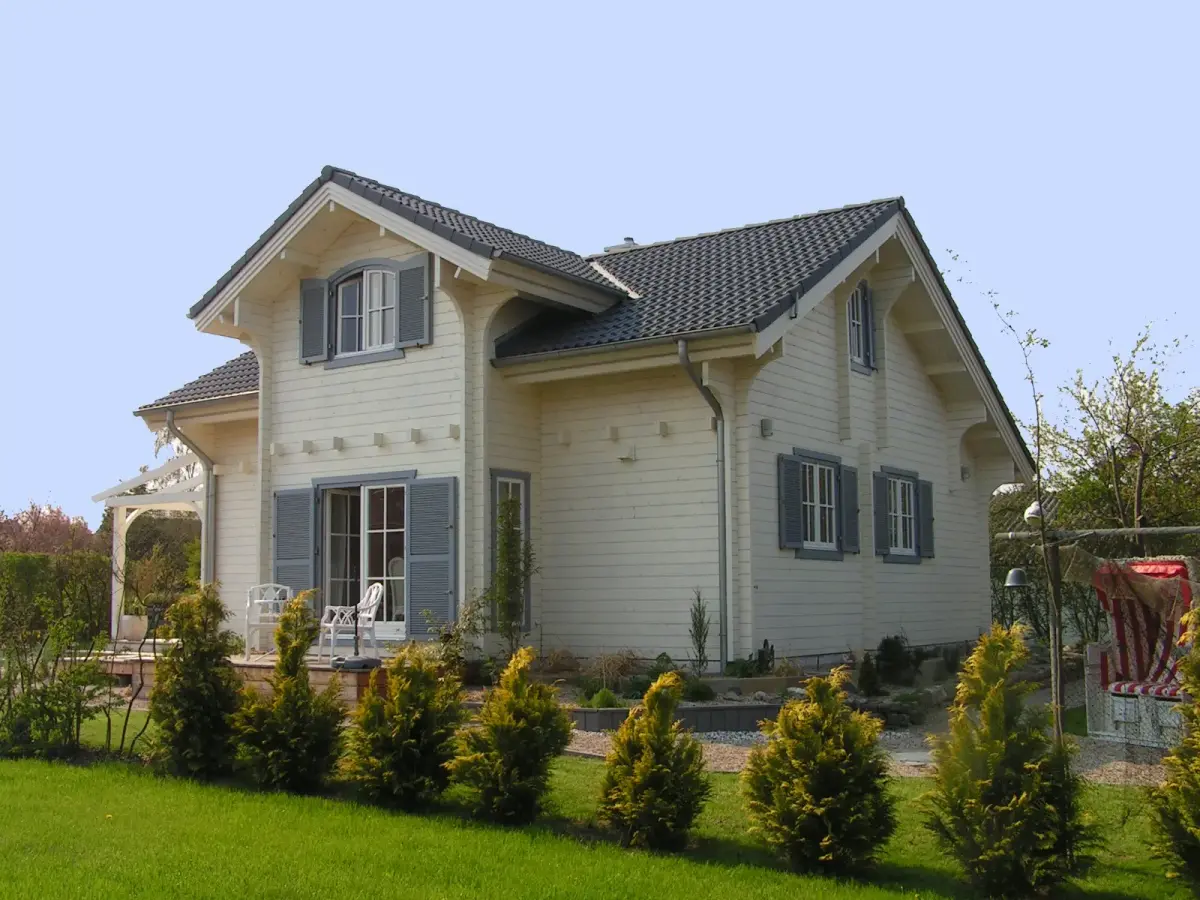 Modern timber housing concept