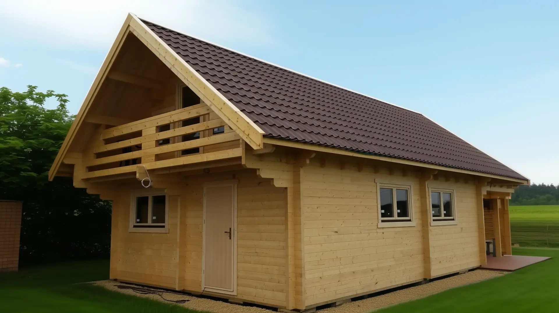 Interior-ready timber studio cabin in a garden setting